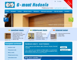 G-mont, s.r.o. - prodej garážových vrat a bran