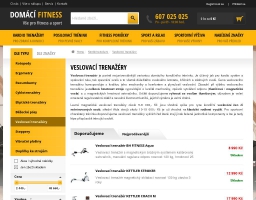 Domácí fitness - veslova