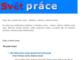 Práce